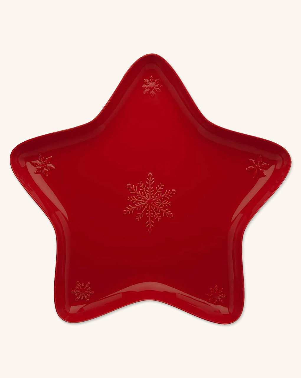 Ensaladera Estrella Grande Roja 45 cm