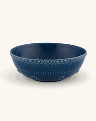 Ensaladera Grande Fantasía Azul Rey 5 L.