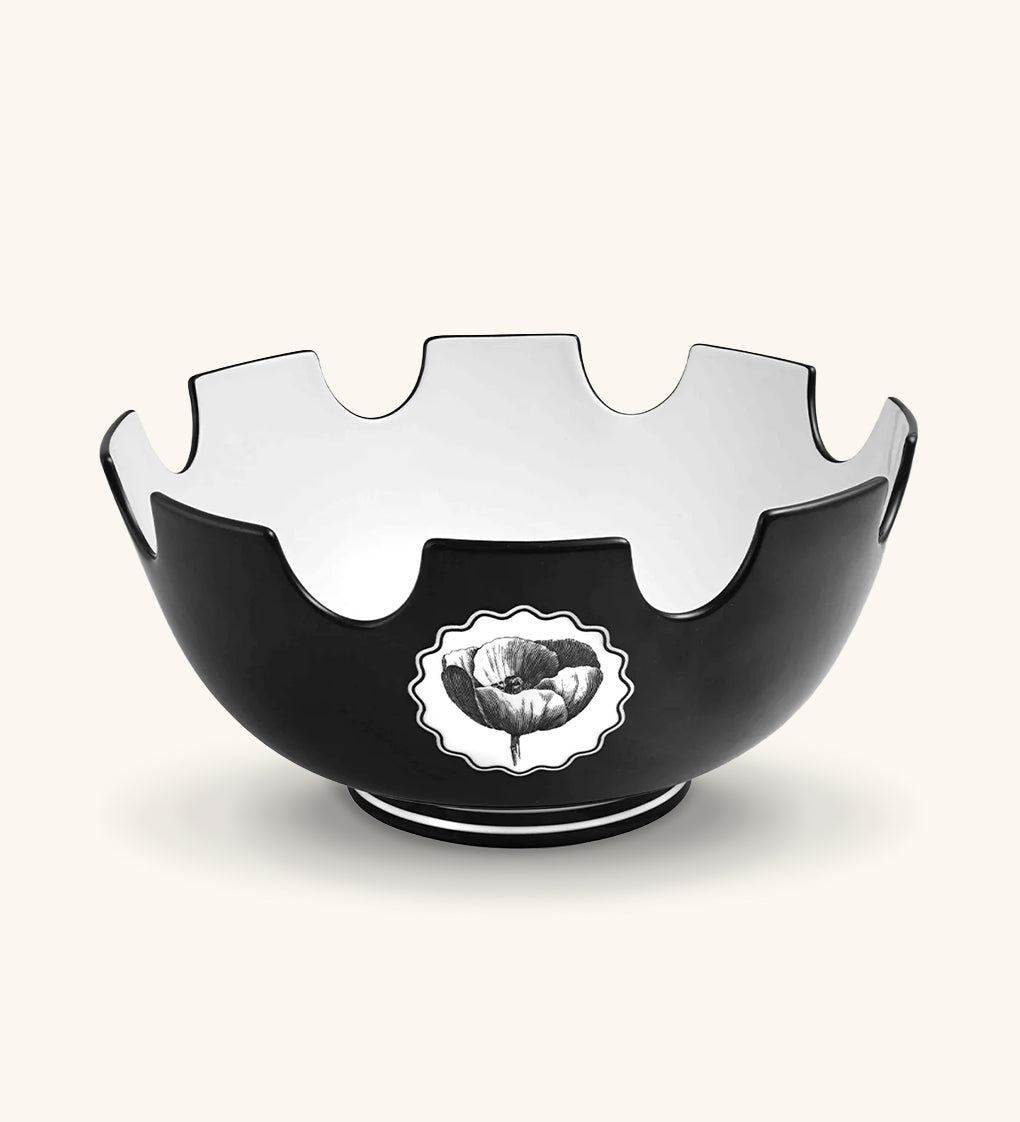 Ensaladera Herbariae Negra