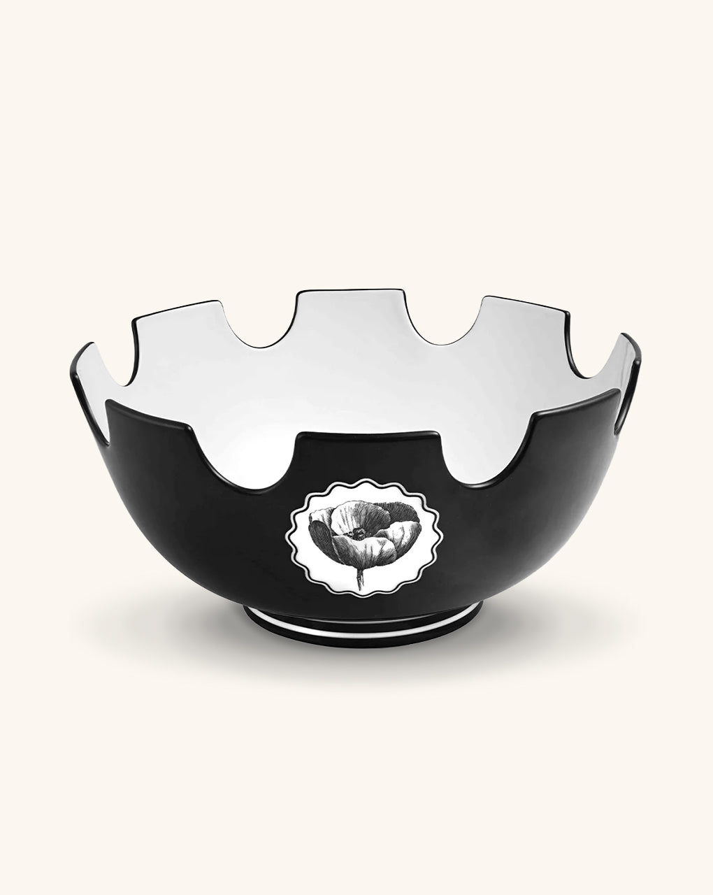 Ensaladera Herbariae Negra