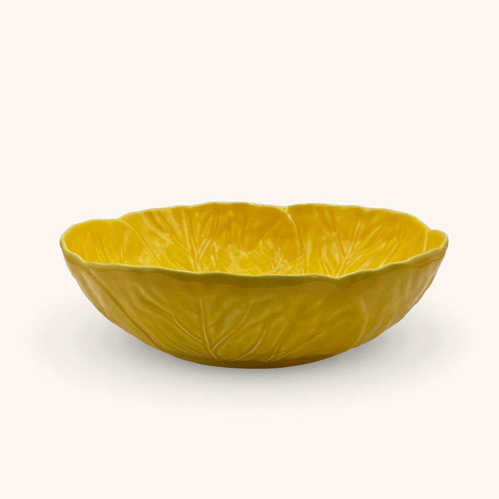 Ensaladera de Repollo Amarillo Canario 29 cm.
