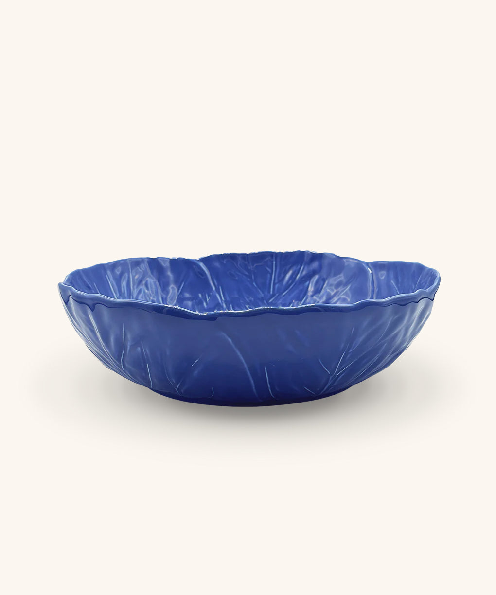 Ensaladera de Repollo Azul Cobalto 29 cm.