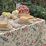 Servilleta Big Daisy Florecitas Amarillas, Set de 4