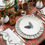 Platos para Ensalada con Pinecone, set de 4