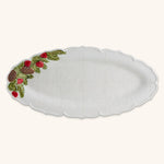 Fuente Natal Pinos y Fresas Blanco 39 cm