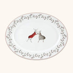 Fuente Oval Noel Mediana 32 cm