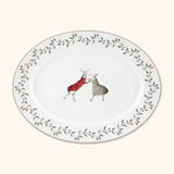 Fuente Oval Noel Mediana 32 cm