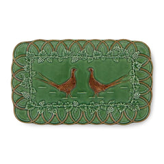 Fuente de Faisanes 24 X 34 cm de Bordallo Pinheiro