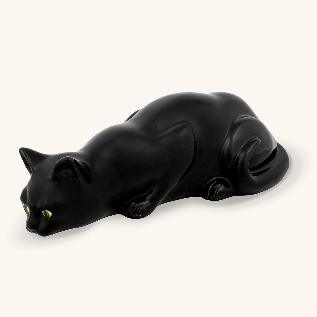 GATO CAZANDO DECORATIVO