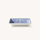 Bandeja Pequeña de Porcelana de Tigre Azul y Flores