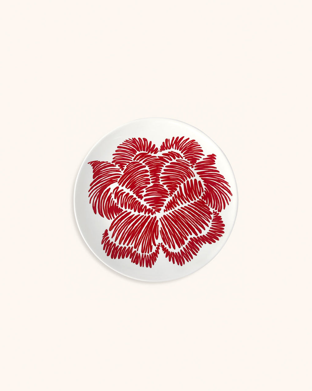 Platos Pan Identidad Rojo. Set de 4