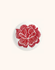 Platos Pan Identidad Rojo. Set de 4