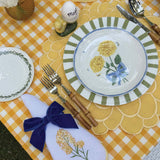 Platos Trinche Candy Cane Verde Olivo, set de 4