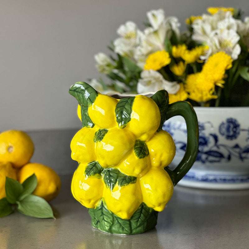 Detalles y estilo de la colección Vajilla De Limones Amarillo
