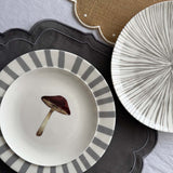 Platos para Ensalada con Hongo, set de 4