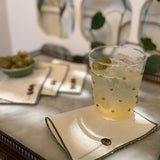 Vasos Tumbler Pippa con Puntitos Verdes, set de 6