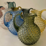 Jarra Hobnail Verde Olivo