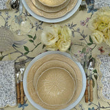 Servilleta Big Daisy Florecitas Amarillas, Set de 4