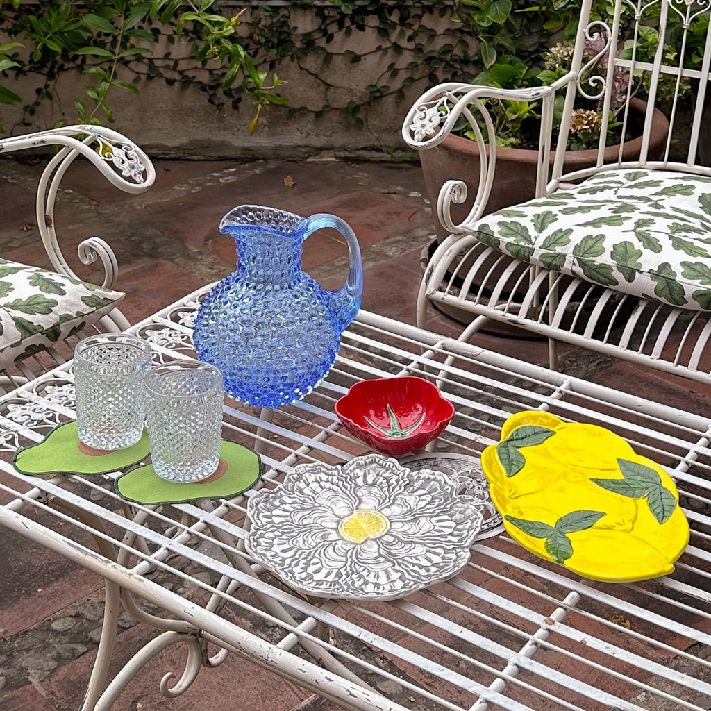 Vaso Transparente con Piquitos Bicos de Vista Alegre, Set de 4