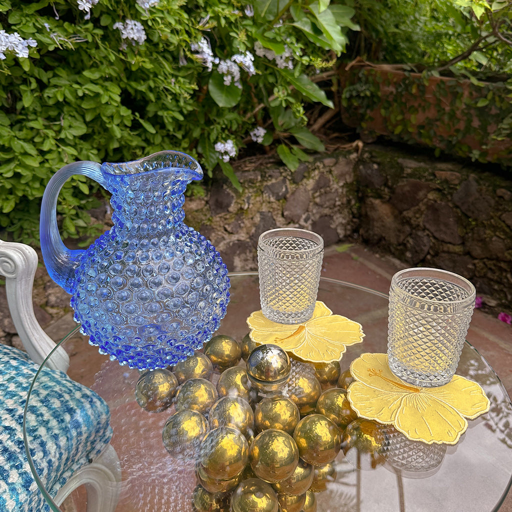 Vaso Transparente con Piquitos Bicos de Vista Alegre, Set de 4