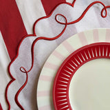 Platos Trinche Candy Cane Rosa Claro, set de 4