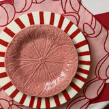 Platos Ensalada de Repollo Rosa Flamingo. Set de 4