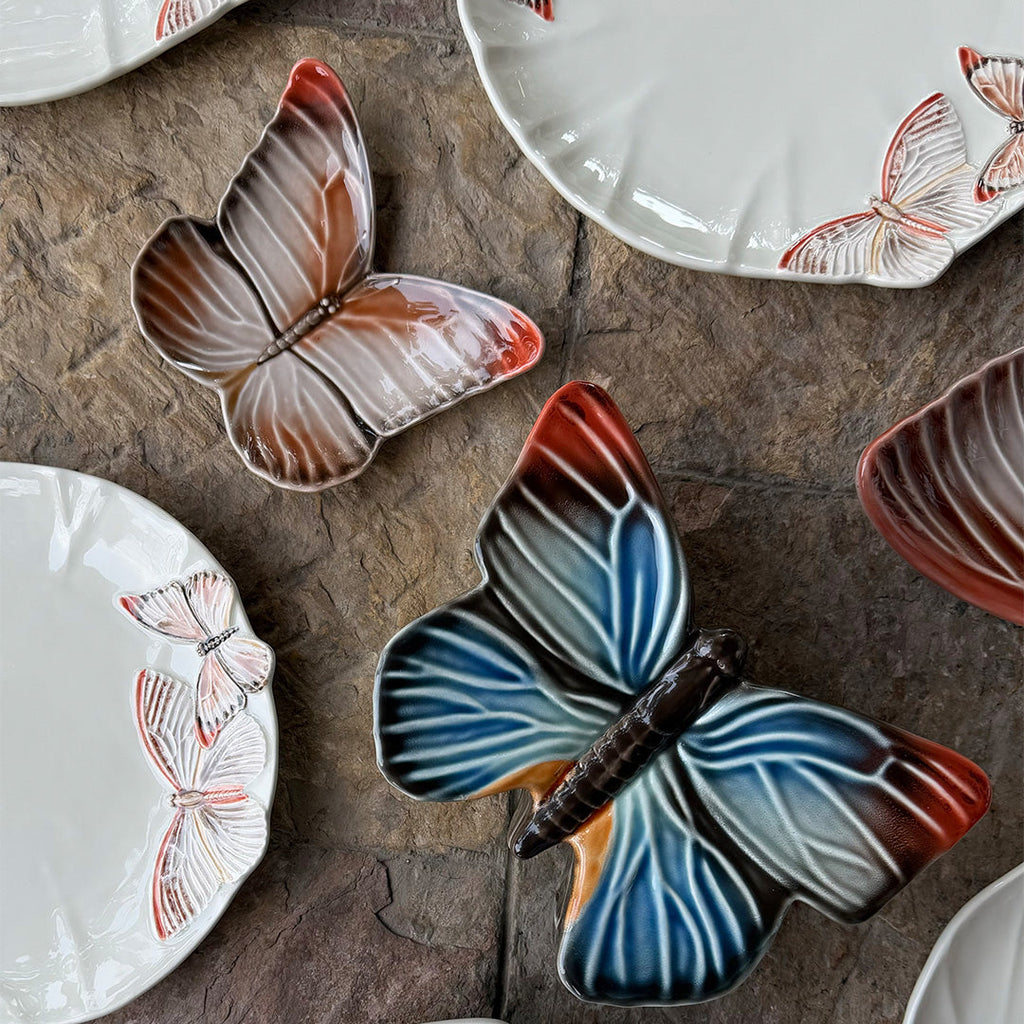 Bajo Plato Mariposas 31 cm. 1 Pieza
