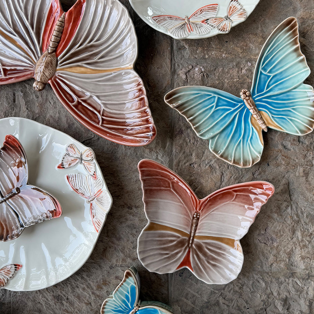 Plato Pan de Mariposa. Set de 4.