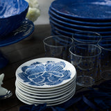 Platos Pan Identidad Azul. Set de 4