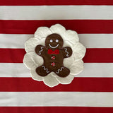 Juego de 4 Servilletas de Coctel en Forma de Ginger Cookie en Lino Café