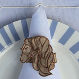 Platos Trinche Candy Cane Azul Claro, set de 4