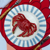 Platos Trinche Candy Cane Azul Claro, set de 4