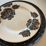Platos Trinche Identidad Negro. Set de 4