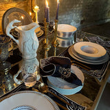 Candelabro Martelinado Vintage en Dorado, set de 2