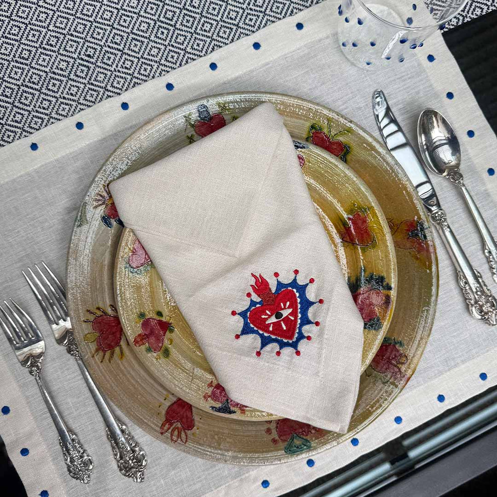 Plato Trinche Milagritos. Set de 4