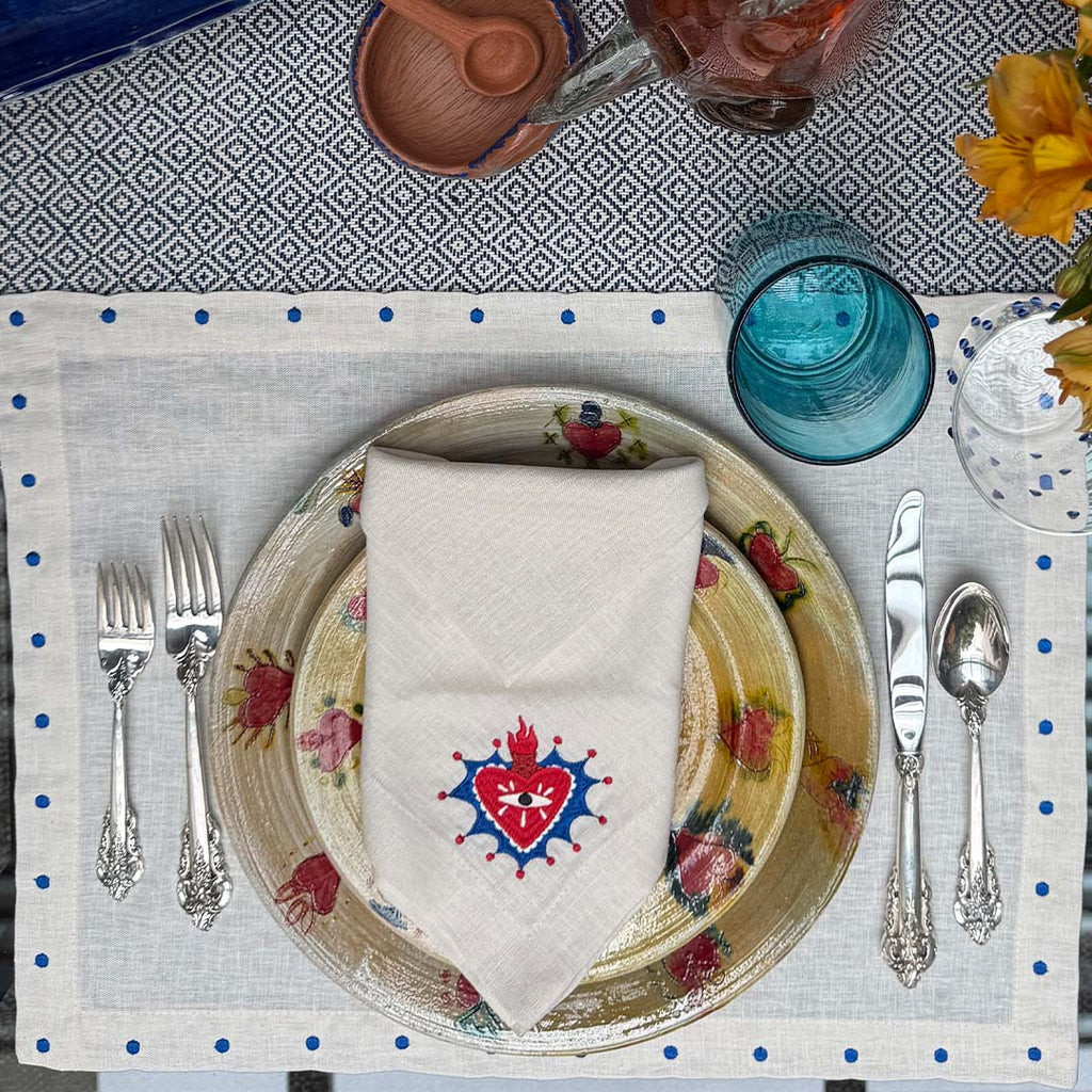 Plato Trinche Milagritos. Set de 4