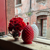 Caja Pinecone Rojo 20 cm