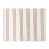 Mantel Individual rectangular de loneta con Rayas blancas y Rojas, La Mar marca Zash