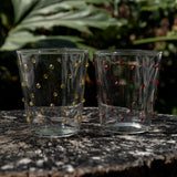 Vasos Tumbler Pippa con Puntitos Rojos, set de 6