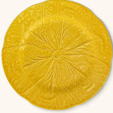 Bajoplato de Repollo Amarillo Canario. Set de 4