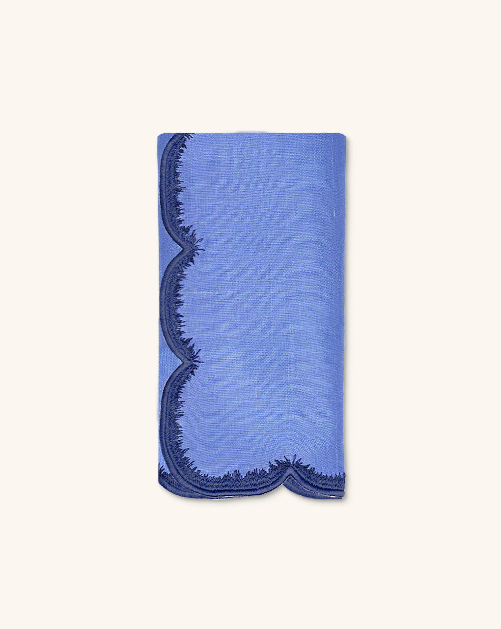 JUEGO DE 4 SERVILLETAS VIVI EN LINO AZUL