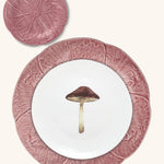 JUEGO DE 4 PALTOS TRINCHE REPOLLO ROSA 4 PLATOS DE ENSALADA DE HONGO Y 4 PLATOS DE PAN DE REPOLLO ROSA