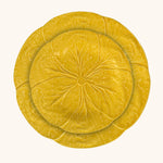 JUEGO DE 4 PLATOS TRINCHE DE REPOLLO AMARILLO Y 4 PLATOS DE ENSALADA DE REPOLLO AMARILLO