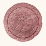 Vajilla con Platos Trinche y  Ensalada de Repollo Rosa Flamingo Set para 4 personas