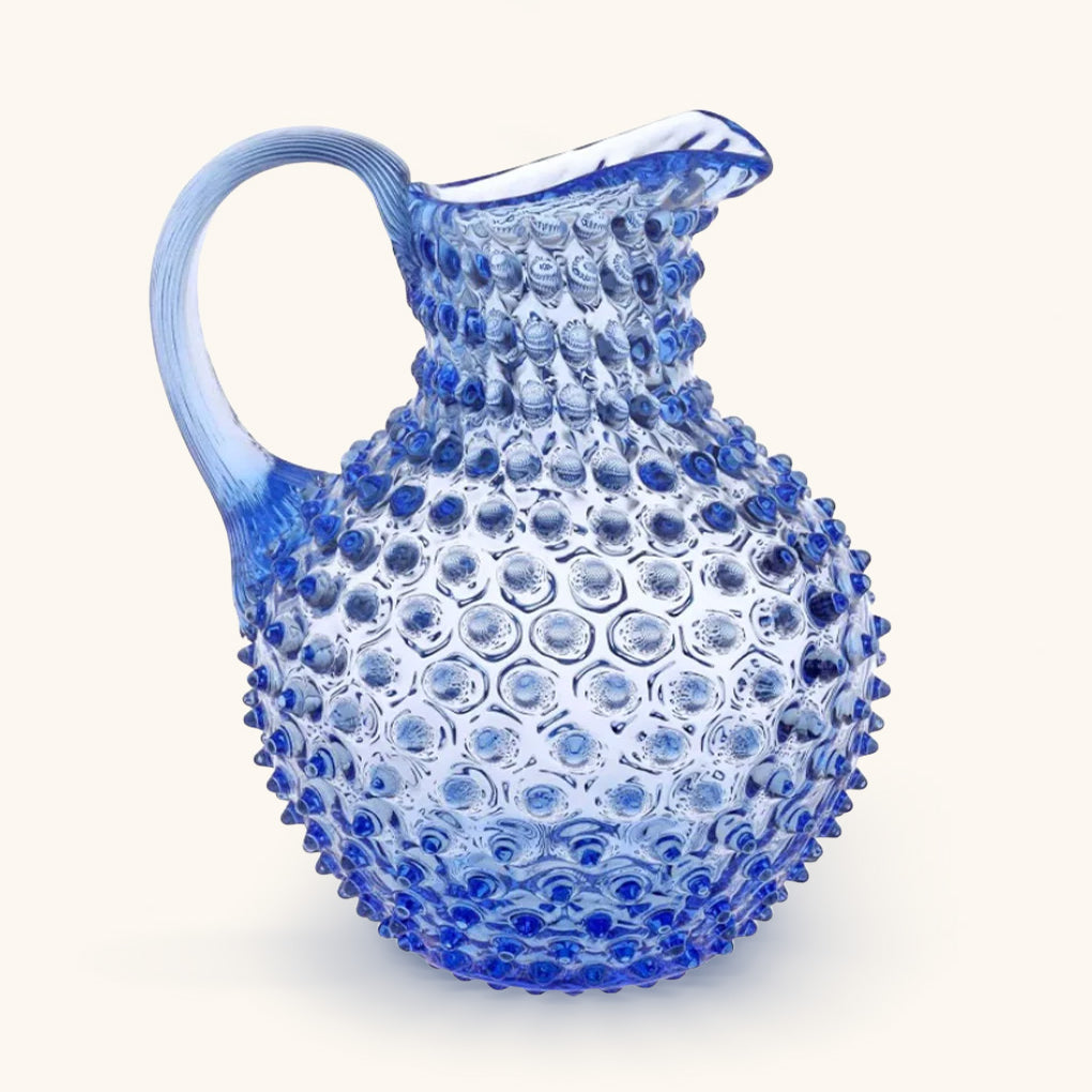 Jarra Hobnail Azul Claro