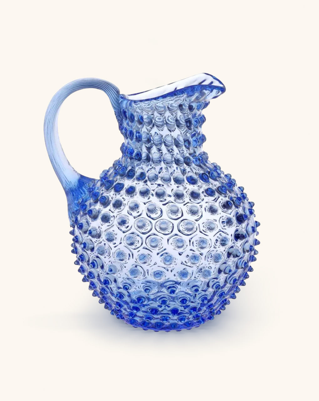 Jarra Hobnail Azul Claro