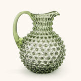 Jarra Hobnail Verde Olivo