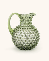 Jarra Hobnail Verde Olivo