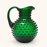 Jarra Hobnail Verde Oscuro