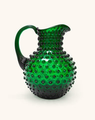 Jarra Hobnail Verde Oscuro